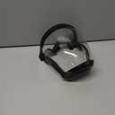 Full Face Shield for Yard Work & Woodworking, Wide View Clear Visor with Anti-Fog Coating, Breathable Bottom Design, Adjustable Headband (Upgraded Black)