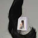 BARSDAR Black Straight Wrap Ponytail Extension - 26 Inch Long Straight Wrap Around Ponytail for Women, Clip in Ponytails Hair Extensions Synthetic Black Pony Tails Hairpieces Daily