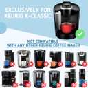 Replacement Water Reservoir Tank for Keurig K-Classic ONLY - CONFIGURATION B (Newer Version). (WILL NOT WORK FOR ANY KEURIG 2.0 MACHINES). ([IMPORTANT: WATCH VIDEO TO VERIFY CONFIGURATION])