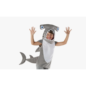 Morph Costumes Hammerhead Shark Costume Kids Boys Fish Outfit Tabard Halloween Costumes For Kids Shark Costume Boys, Large