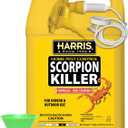 Harris Scorpion Killer, Liquid Spray with Odorless and Non-Staining Extended Residual Kill Formula (Gallon) 128 Fl Oz Includes Refill Funnel and Trigger Sprayer Applicator