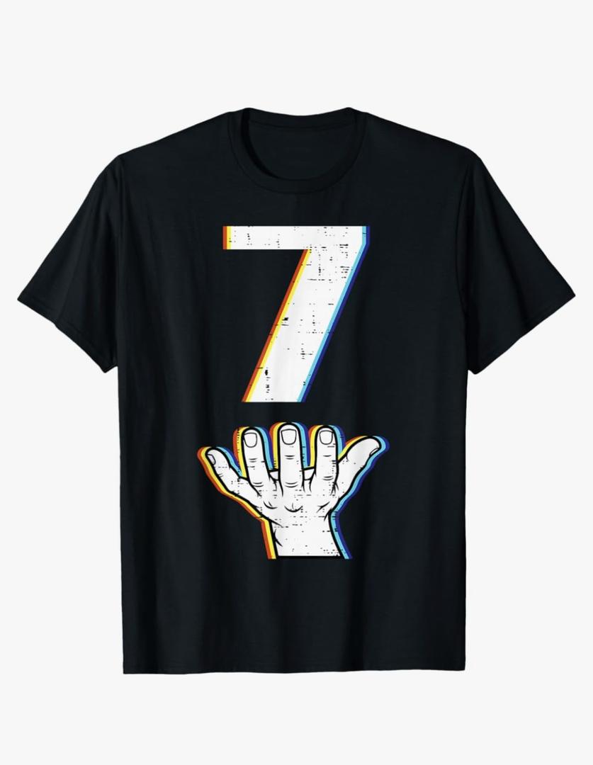 Number 7 Matching 67 Meme Halloween Costume Men Women Kids T-Shirt L