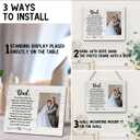 Father of The Bride Gifts, Wedding Gifts for Dad from Bride Daughter, Gift for the Dad of the Daughter, Marriage Blessing present, Personalized Gift for Wedding Picture Frame