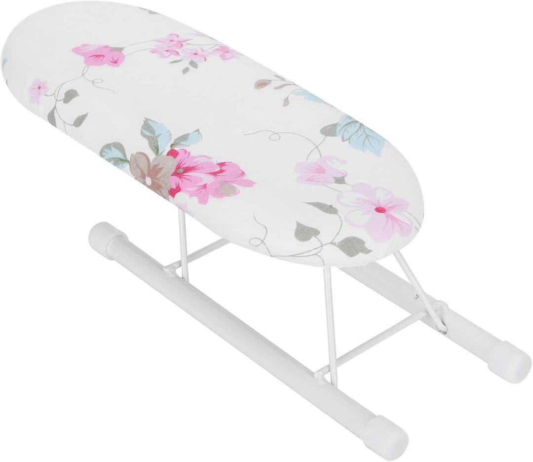 Ironing Board Tabletop Ironing Table Folding Mini Ironing Board Ironing with Folding Legs and Cotton Cover, Mini Ironing Board, Foldable Sleeve Cuffs