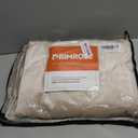 PRIMROSE Champagne Velvet Curtains 84 inch Long for Living Room,Set of 2 Panels Blackout Rod Pocket Back Tab Window Treatment Room Darkening Heavy Decorative Curtains Drapes for Bedroom