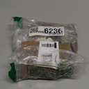 Treasem 12 Pack Rounded Satin Nickel Door Hinges, 3.5 x 3.5 Inch Hinges with 5/ 8" Radius Corners, Durable and No Squeak Hinges, for Home Interior, Exterior Doors and Commercial Use