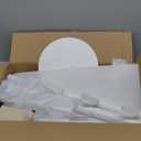 Freestanding Vacuum Stand Holder Compatible with V15 Detect, V11 V10 V8 V7 V6 Cordless Vacuum Cleaners, Floor Docking Station Metal Organizer Bracket with 6 Hooks, White