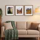 upsimples 16x20 Picture Frame, Wall Decor Poster Frames, Rustic Brown 1 Pcs