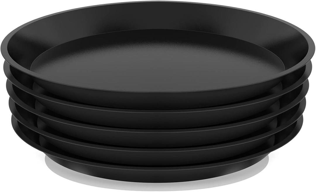 Plant Saucer 14 16 18 20 22 Inch, Heavy Duty Plant Tray for Pots, Plastic Pot Saucers for Plants, Large Drip Trays for Potted Plants, Round Water Tray for Indoors
