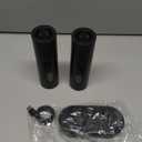 CIRCLE JOY Electric Rechargeable Salt and Pepper Grinder Set Top-Refill Automatic Pepper Mill Grinder with Charging Base, Adjustable Coarseness, Easy Filling Larger Capacity with Led for Home Kitchen