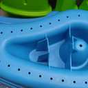 Step2 Rain Showers Splash Pond Water Table, Kids Water and Sand Activity Sensory Playset, Summer Outdoor Toys, 13 Piece Water Toy Accessories, For Toddlers 1.5+ Years Old, Blue & Green