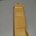 Riveira Brown Bamboo Wooden Cooking Utensils Set of 6 Natural Bamboo Wooden Spoons, Spatula, Non-Toxic, Heat-Resistant, Eco-Friendly