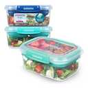 Sistema TO GO Stax Leakproof Food Storage Containers | 1 L | Airtight & Stackable Meal Prep Containers with Lids | Lunch Boxes | BPA-Free | 1Count
