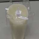 TECHLONG Flameless Candles Flickering 3D Moving Flame, Last 1000+ Hours Battery Operated Candles with Timer, Ivory Real Wax Electric LED Pillar Candles for Home Wedding Decoration | 3" x 7"