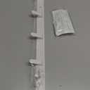 5 Hooks Matte White Bathroom Towel Hooks Mounted Wall Adhesive Heavy Duty Farmhouse Bath Coat Stick on Rack Hat Wall Hook Sticky White Kitchen Robe Rack Coat Hook White 5 Hooks Rack Towel for Bathroom (17.12*1.18*1.38 inch5hooks)