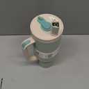 Ello Oasis 40 oz Tumbler with Handle & Retracting Straw | Reusable Insulated Stainless Steel Cup 100% Leakproof, Gifts for Teens Women Men | Keeps cold for 20 Hours, Cup Holder Friendly, Pistachio