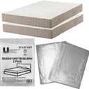 UBOXES Queen Size Mattress Covers/Bags 61" x 15" x 104" Moving Supplies (QUEENCOVER02) 