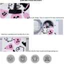 Cute Halloween Bath Mat 20W x 32L Microfiber Tufted Carved Pumpkins Ghosts Witch Hats Bathroom Mat Non Slip Washable, Fun Trendy Aesthetic Halloween Fall Shower Bath Rug Bathroom Decor (White)