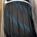 100FT Garden Hose, Non-Expandable Flexible Water Hose with 10-Pattern Spray Nozzle, Lightweight Hose Pipe, Kink-Resistant, Leak-Proof, Extended Protector & 3/4" Solid Brass Alloy, Super Fabric