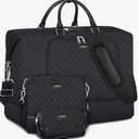Travel Weekender Bag for Women, Overnight Bag with Shoe Compartment, Oversized Travel Duffel Bag Carry On Tote with Trolley Sleeve 21" for Weekend Travel Business Trip