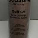 Bedsure Quilts Queen Size - Lightweight Bedspreads Queen Size with Basket Weave Pattern, Soft Quilt Bedding Set, Brown Comforter Set Coverlet for All Seasons with 2 Pillow Shams (90" x 96") | Skin-Friendly Soft, All-Season Comfort, Breathable, Lightweight, Machine Washable