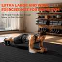 VTORY Extra Large Exercise Mat - 6'x4'/7'x5'/8'x5'/9'x5'/10'x5'x8mm
