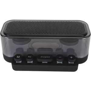 Bionic Clear Luminous Speaker W/FM BLK