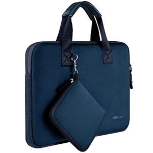 Hseok Laptop Sleeve 13.3-14 inch Case with Small Pouch, Neoprene Computer Bag Compatible with MacBook Neo/Pro 14 M5/M4/M3/M2/M1, Mac Air/Pro 13.3, XPS 14 and Most 13-14 inch Notebooks,D02B01
