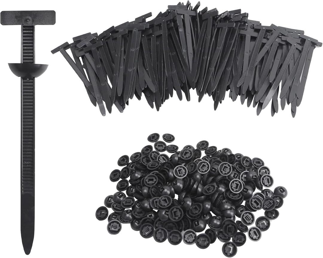 3 x 180PCS Universal Auto Fastener Kit - Nylon Cable Ties, Heavy-Duty Rivets, Zipper Clips Installation Tool for Car, Truck, SUV Bumper, Fender Liner, Door Panel