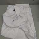 J.VER Men's French Cuff Dress Shirts Regular Fit Long Sleeve Spread Collar Metal Cufflink (White, XL)