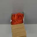 DEZENE Throw Pillow Covers 22x22 Burnt Orange: Pack of 2 Cozy Soft Velvet Square Modern Luxury Decorative Throw Pillow Cases for Sofa Couch Living Room Bed Home Decor