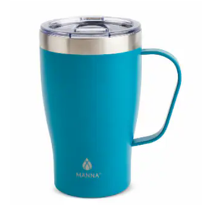 Manna Cozy Stainless Steel Mug 18 Oz, Blue
