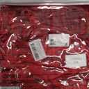 RSLOVE Women Christmas Lingerie Set 3 Piece Sexy Santa Babydoll Red Chemise with Belt and Cuffs