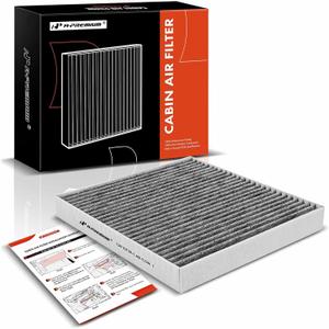 A-Premium Cabin Air Filter with Activated Carbon Compatible with Chrysler, Dodge, Jeep & Ram Models - 200, Sebring, Avenger, Caliber, Journey, Compass, Patriot, 1500, 2500, 3500 - Replace# 5058693AA