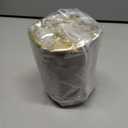 Riceshoot Christmas 4 Inch Velvet Ribbon 10 Yards Camel Wide Wired Velvet Ribbon with Gold Edge for Wrapping Bow Gift Box DIY