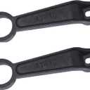 2 Pack 1307419A Bolt On Andiron Compatible for Vermont Castings Wood Stoves Replacement Defiant Encore 2140 0028 2190 2550 Wood Stoves