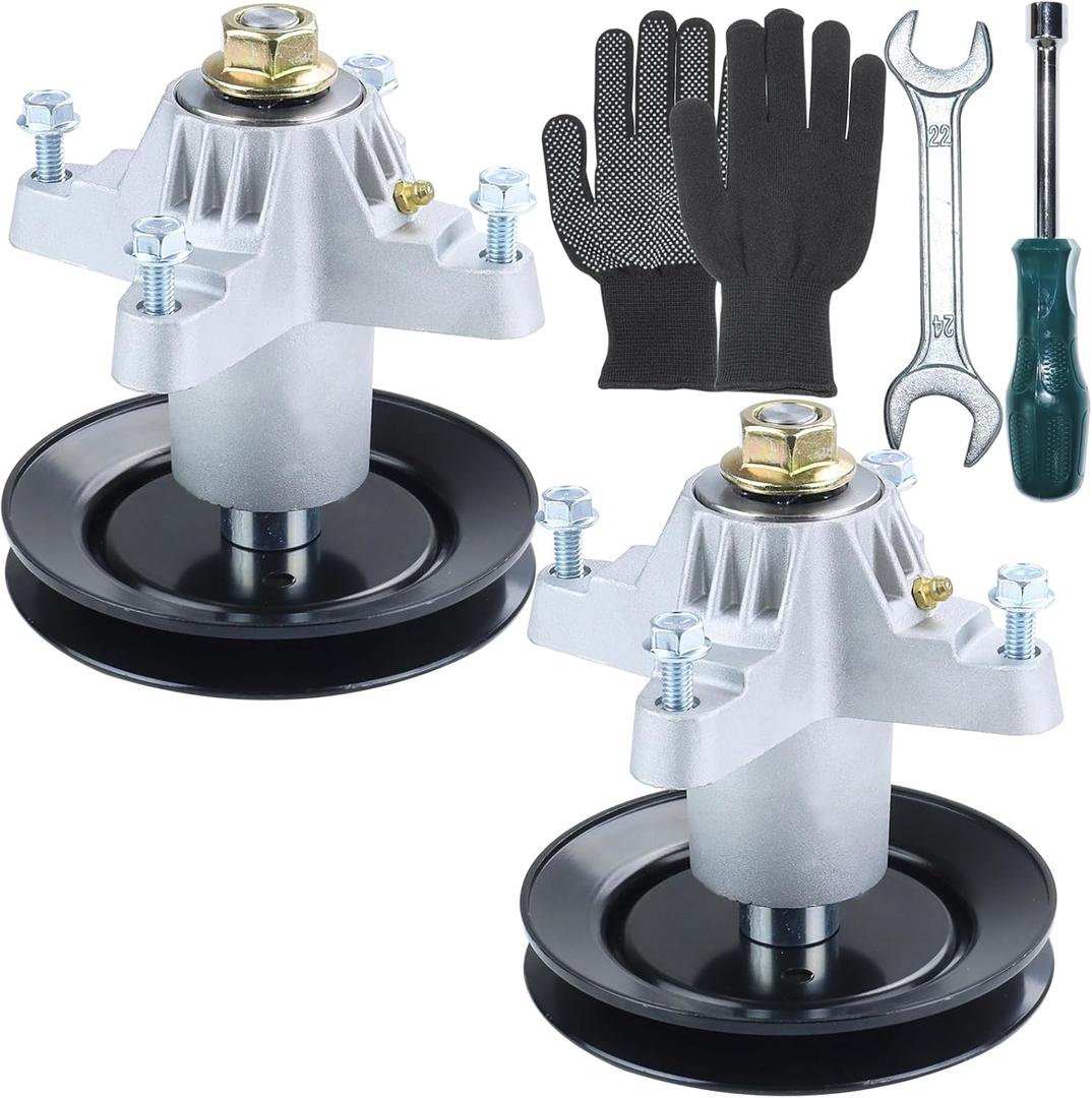 2 Pack Pre-Greased 918-04197B Spindle Assembly Replaces MTD 918-04197A Spindle Assembly 618-04197 MTD Spindle 5.75 618-04197B 618-04197 Spindle 618-0324 918-04197 918-0427C 918-0427D 618-0427