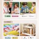 NIIMBOT Label Maker Machine Bluetooth Label Printer for School Home Office Organization, Wireless Mini Labeler D110 Upgraded Version, Label Machine with Label, White