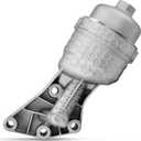 26300-3LAA0 Upgrade Full Aluminum Oil Filter Housing Compatible with Hyundai 14-16 Genesis 17-20 Genesis G80 20-23 Palisade Kia 17-20 Cadenza 19-20 Sorento 19-21 Sedona 20-24 Telluride OE# 263003LAA0 (Silver)