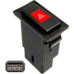 Hazard Emergency Switch Button - Compatible with Toyota 4Runner & Pickup (1989-1995) & Tacoma (1995-2004) - Replaces 84332-89110, 84332-04020, 84332-04030, 84332-16050