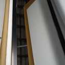 whitebeach Wall Mirror Full Length Door, Black Bedroom Full Body Over The Door Hanging Mirror, Black  48"L x 16"W