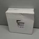 FLOWERCAT 60PCS White Plastic Plates - Heavy Duty White Disposable Plates for Christmas/New Year Party/Wedding -serve for 30 guests Include 30PCS 10.25" & 30PCS 7.5" Plates for Party