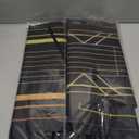 4 Pcs Roaring 20s Party Decorations Black and Gold Column Door Porch Banner 1920s Hanging Banner Speakeasy Awards Wedding Decorations Supplies