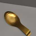 VanlonPro Stainless Steel Spoon Rest, Spatula Ladle Holder, Stainless Steel Utensil Spoon Rest Holder, Brushed Finish, Dishwasher Safe 9.8 x 3.7 Inch (Gold 1PC)