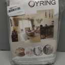 Valances for Windows Beige Window Valance for Living Room Rod Pocket Blackout Valance for KitchenPack of 1 Beige 39" W x 20" L