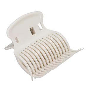 Hair Curler Claw Clip, White 12 Pieces Replacement Hot Roller Strong Hold Portable Clip for Hair Salon, Hot Roller Clips for Hair Curler Claw Clip Replacement Hair Section Styling