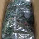 Christmas Garland with Lights,6FT Prelit Christmas Garland Battery Operated Xmas Garland with Christmas Blue Balls,Pine Cones and Pine Needles for Mantle Fireplace Staircase Porch Decor