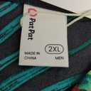 PATPAT Family Matching Outfits Hawaiian Dad and Me Beach Tropical Plant Allover Flower Print Shirt and Shorts Set Men, Classic Black, 2XL