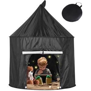 Sensory Tent for Autistic Children, Pop-up Blackout Calming Play Tent Sensory Tent for Children with Autism and Anxiety to Provide Security, with Breathable Mesh Windows
