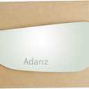 Lower Towing Mirror Replacement Glass fit for 2010-2023 Dodge Ram 1500 2500 3500 Pickup Truck Full Size Driver Left Side LH Convex Non Heated, Including Adhesive Pads